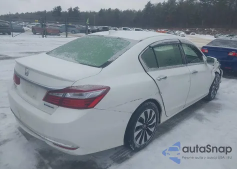 2017 Honda Accord Hybrid из США, поврежденный, VIN JHMCR6F36HC004490